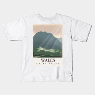 Wales Go By Train Kids T-Shirt